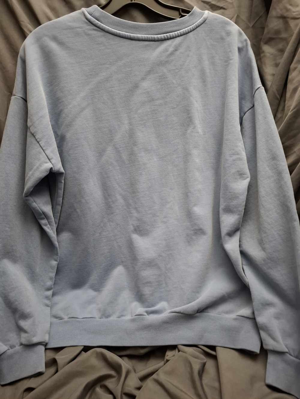 Women’s Bixby Oversized Chicago Crewneck Sweatshirt - Light Blue - Picture 9 of 11